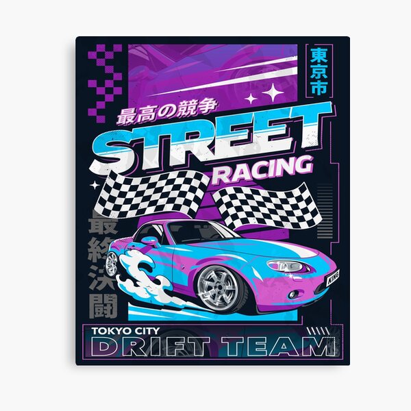 Tokyo Street Drift Car' Poster by Jeff Creative Art | Displate