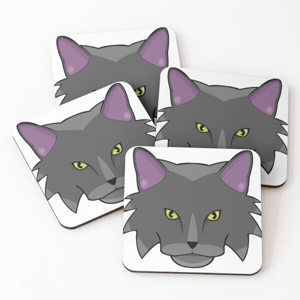 Item preview, Maine Coon cat face designed and sold by MaxFilms.