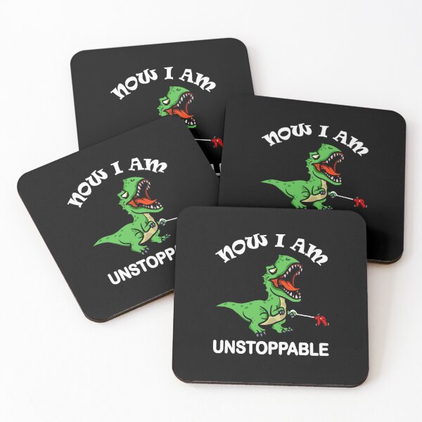 Item preview, Now I Am Unstoppable Funny T-Rex designed and sold by Sarocha Kaewsanod.