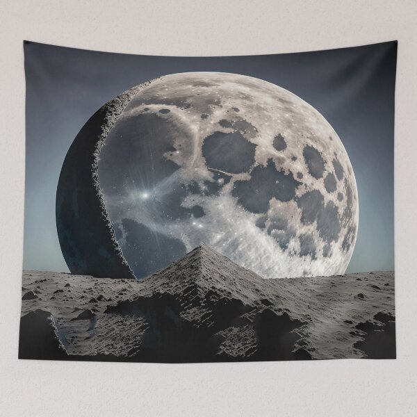 Item preview, The Dark Side of the Moon Abstract designed and sold by Wearable Message.