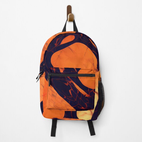 Item preview, Black orange marble spots designed and sold by AppleElf.