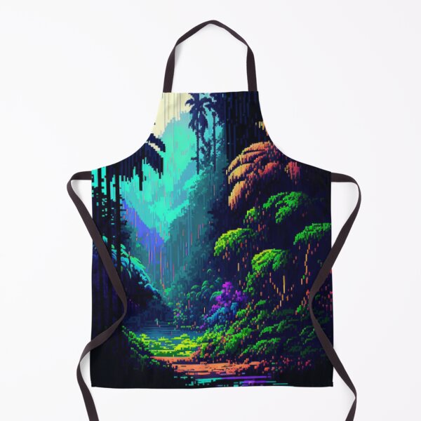 Item preview, Pixel Art Rainforest "Sandra"  designed and sold by SilverAndGolden.