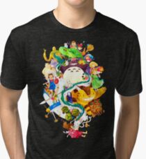 Childhood Memories Collage Tri-blend T-Shirt