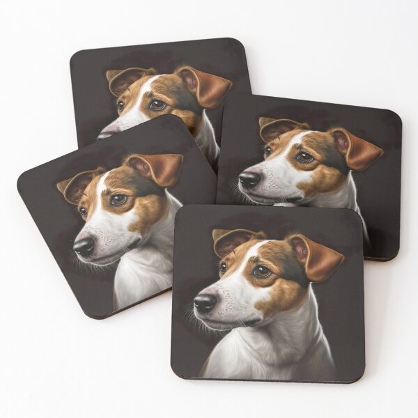 Aperçu de l'œuvre Jack Russel Terrier Dessin Portrait Détaillé créée et vendue par unrealartwork.