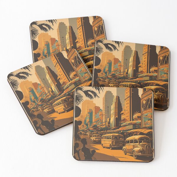 Item preview, Nairobi Kenya Vintage Travel Art Poster designed and sold by OldTravelArt.
