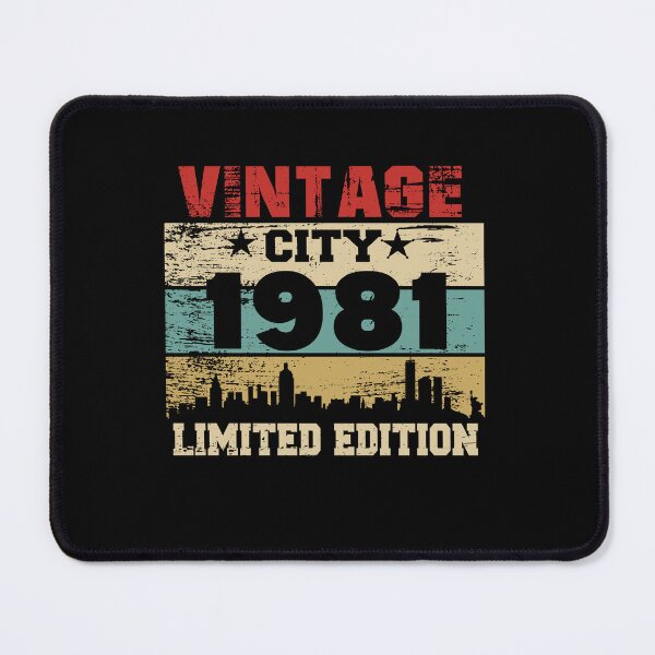 Item preview,  Vintage 1981, 42th Birthday limited edition Gift designed and sold by ahmedbakkali.