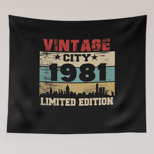 Item preview,  Vintage 1981, 42th Birthday limited edition Gift designed and sold by ahmedbakkali.