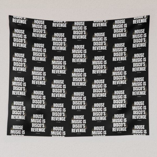 Item preview, HOUSE MUSIC IS DISCO'S REVENGE  - Frankie Knuckle quote  designed and sold by Discothreadz.