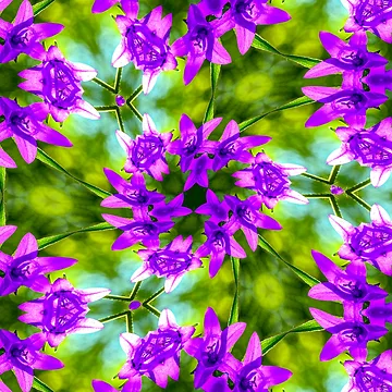 Artwork thumbnail, Bell Flower Pattern by Patternflower