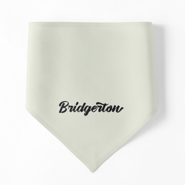 Bridgerton Calligraphy Illustration Pet Bandana