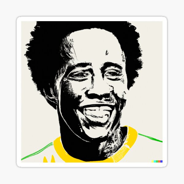 Pelé Sticker For Sale By Redairtist Redbubble