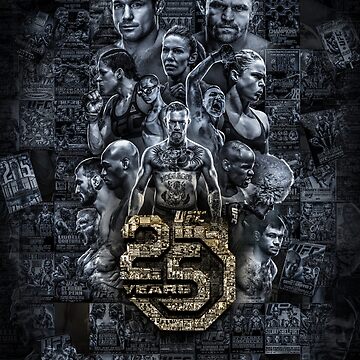 UFC 25th Anniversary Poster RIZIN - スポーツ選手