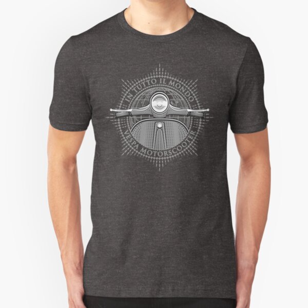 Vespa - In Tutto Il Mondo (grey) Slim Fit T-Shirt