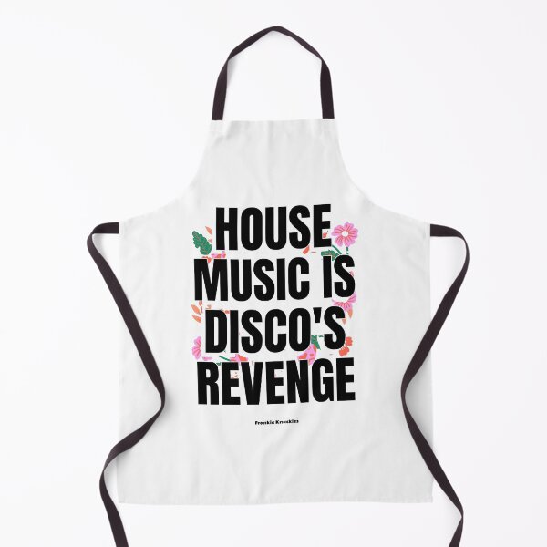 Item preview, HOUSE MUSIC IS DISCO'S REVENGE - Frankie Knuckles quote (black) designed and sold by Discothreadz.