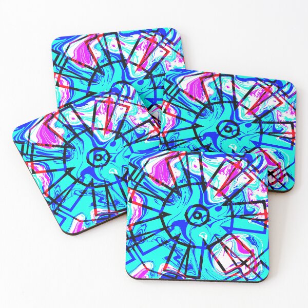 Item preview, Modern Swirly Geometric designed and sold by drape-island.