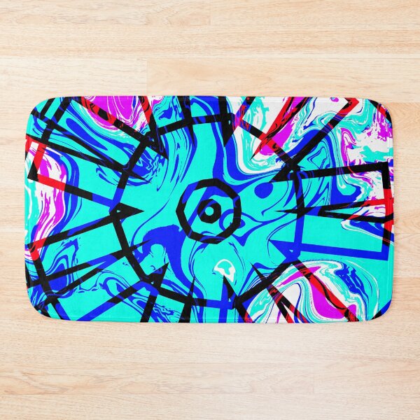 Item preview, Modern Swirly Geometric designed and sold by drape-island.