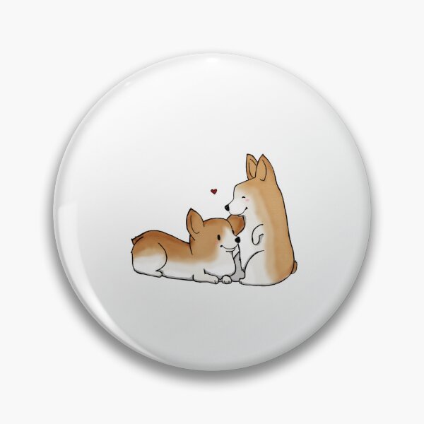 Item preview, Two Loving Corgis designed and sold by haakondesign.