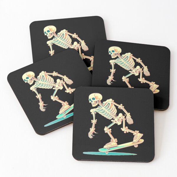 Item preview, Skeleton Skater (Cartoon Art)  designed and sold by The-Fox-Hole.