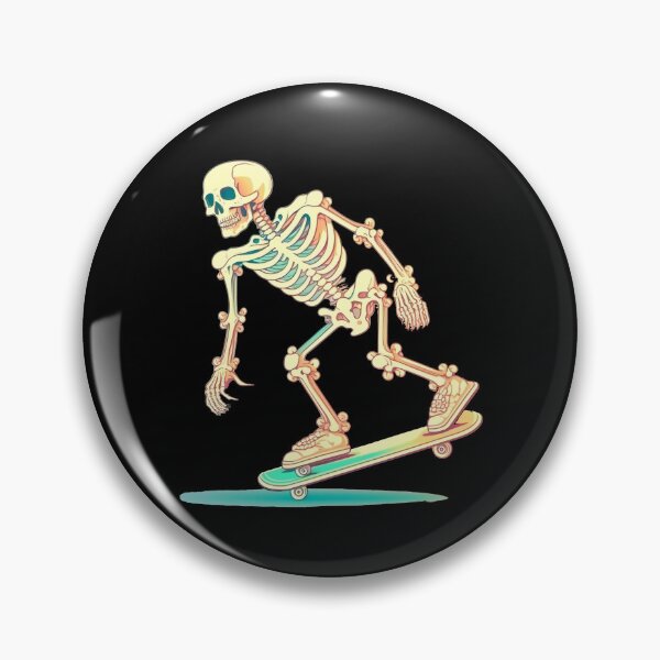 Item preview, Skeleton Skater (Cartoon Art)  designed and sold by The-Fox-Hole.