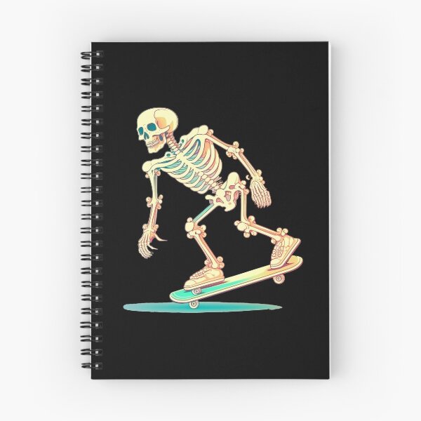 Item preview, Skeleton Skater (Cartoon Art)  designed and sold by The-Fox-Hole.