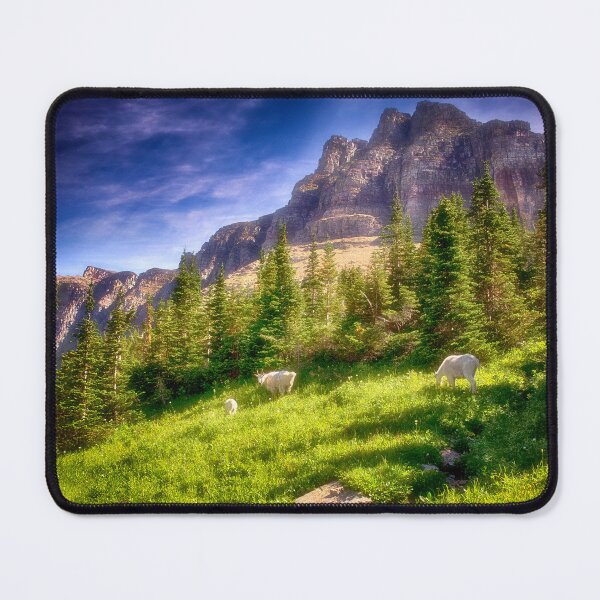 Item preview, Mountain Goats at Logan Pass - Glacier National Park designed and sold by Kathy Weaver.