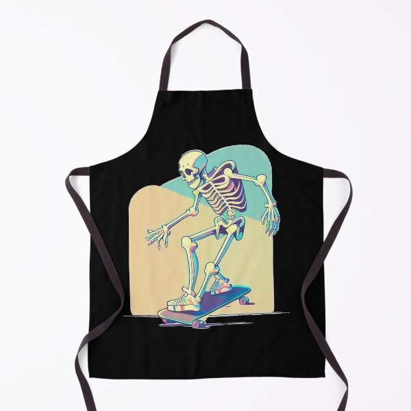 Item preview, Skeleton Skater (Cartoon Art) designed and sold by The-Fox-Hole.