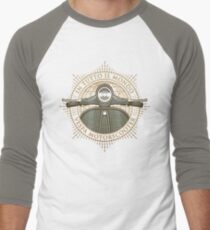 Vespa - In Tutto Il Mondo (gold) Men's Baseball ¾ T-Shirt