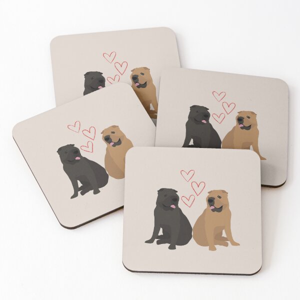 Item preview, Shar Pei enamorado de los dueños de perros de pelea chinos designed and sold by SeasonalDogs.