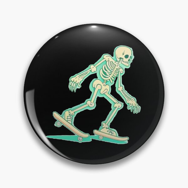 Item preview, Skeleton Skater (Cartoon Art)  designed and sold by The-Fox-Hole.