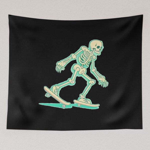 Item preview, Skeleton Skater (Cartoon Art)  designed and sold by The-Fox-Hole.