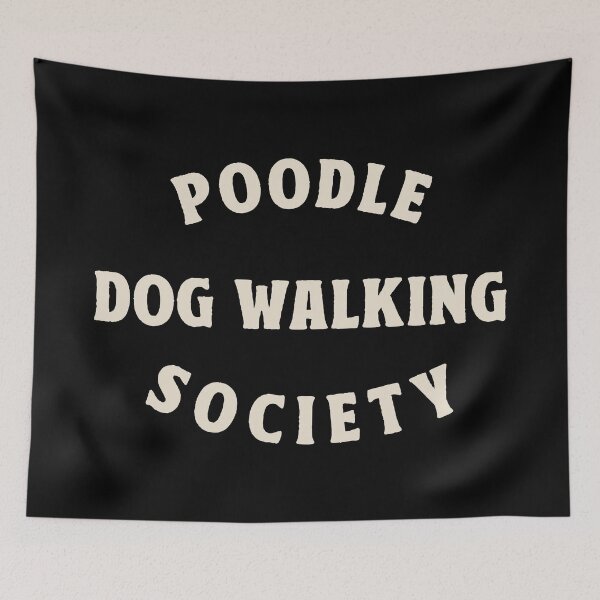 Item preview, Poodle Dog Walking Society Dog Lover Gift designed and sold by TonySpencer.