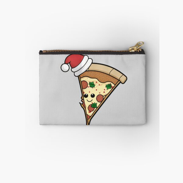 Item preview, Happy Pizza Slice (Christmas Art) designed and sold by The-Fox-Hole.