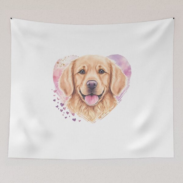 Item preview, Golden Retriever Cute Flat-coated Retriever Golden Yellow Golden Retriever, designed and sold by nicestr.