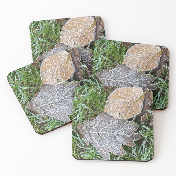 Item preview, The first signs of Winter with frost on the leaves designed and sold by Paddyb17.