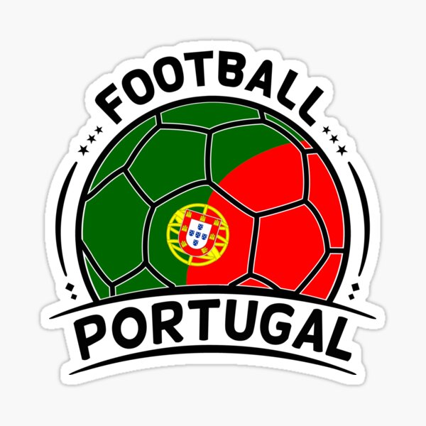 Portugal national football team logo stickers in custom colors and