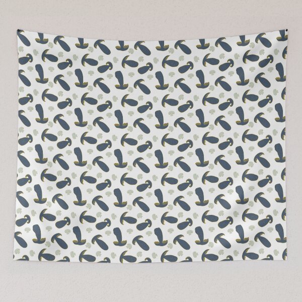 Item preview, Sliced mushrooms illustration pattern designed and sold by MILLDESIGN.