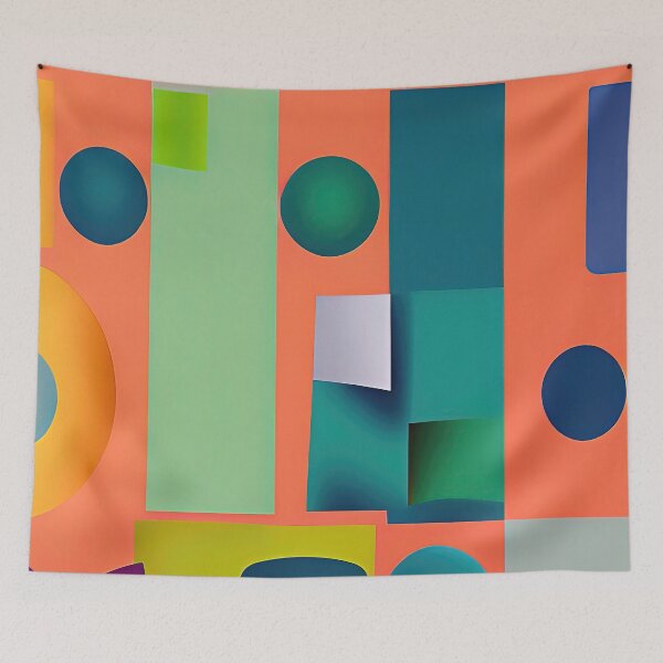 Item preview, Shapes painting designed and sold by lalylaura.