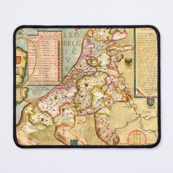Item preview, Leo Belgicus, 1588 by Hogenberg designed and sold by nextstepdesigns.