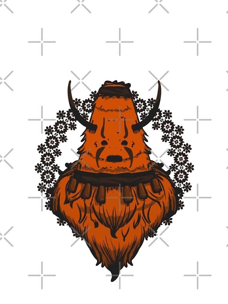 Aperçu 5 sur 5. Robe trapèze avec l'œuvre Bulgarian Kuker Mask créée et vendue par ApopsArt.