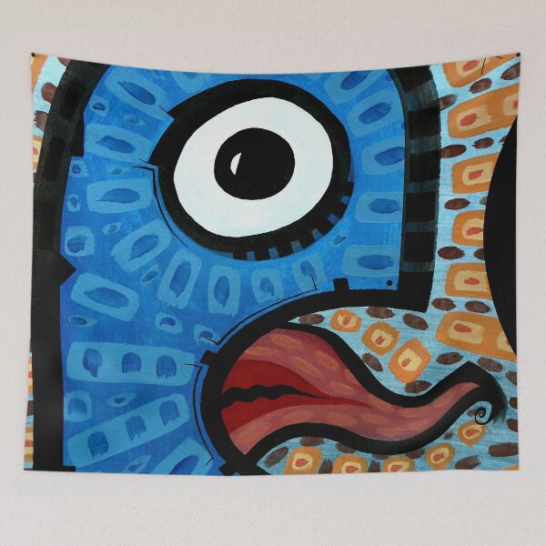 Item preview, Blue Face ~ dk_2010july20f designed and sold by ArtistDavidKing.