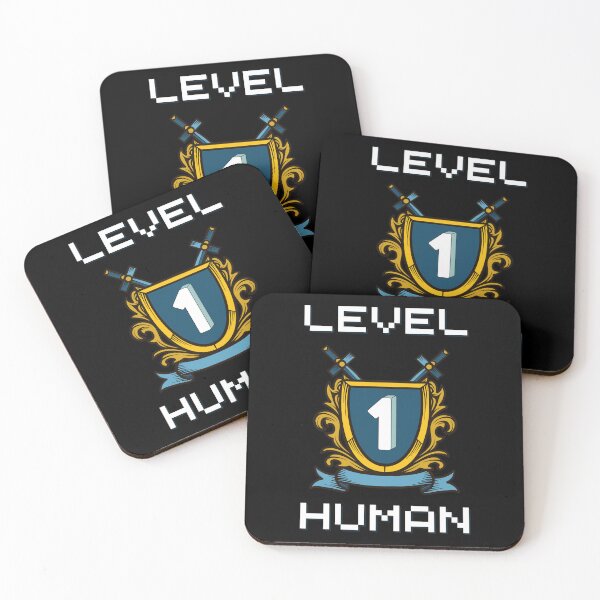 Item preview, Level 1 Human - Funny Baby Gamer designed and sold by astralsecret.