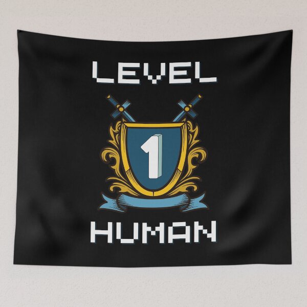 Item preview, Level 1 Human - Funny Baby Gamer designed and sold by astralsecret.