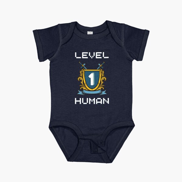 Item preview, Level 1 Human - Funny Baby Gamer designed and sold by astralsecret.