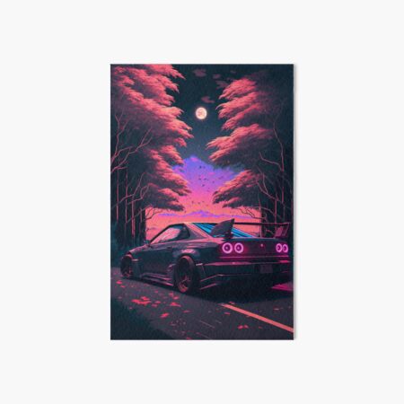 Artikel-Vorschau von Nissan Skyline GTR - Midnight Purple - Lofi-Ästhetik, designt und verkauft von KamkamVI.