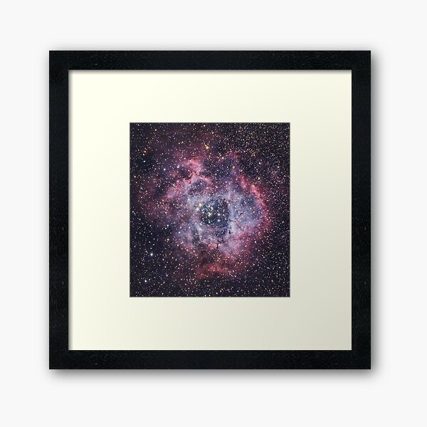 Rosette Nebula Framed Art Print