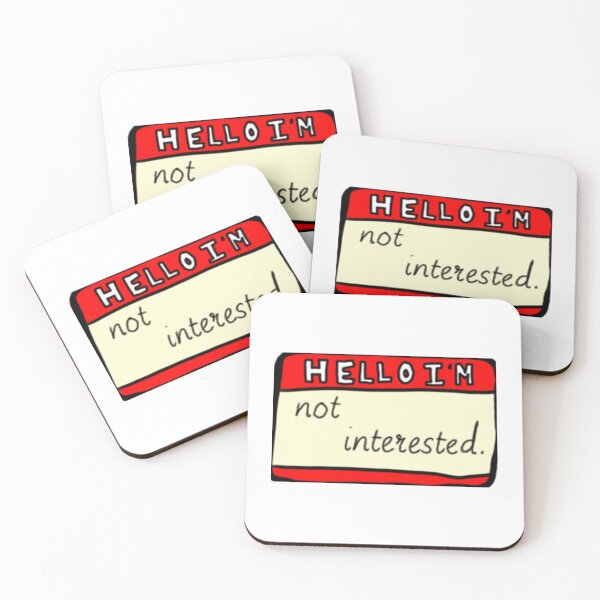 Item preview, Hello I_m Not Interested     designed and sold by iidamaito555.