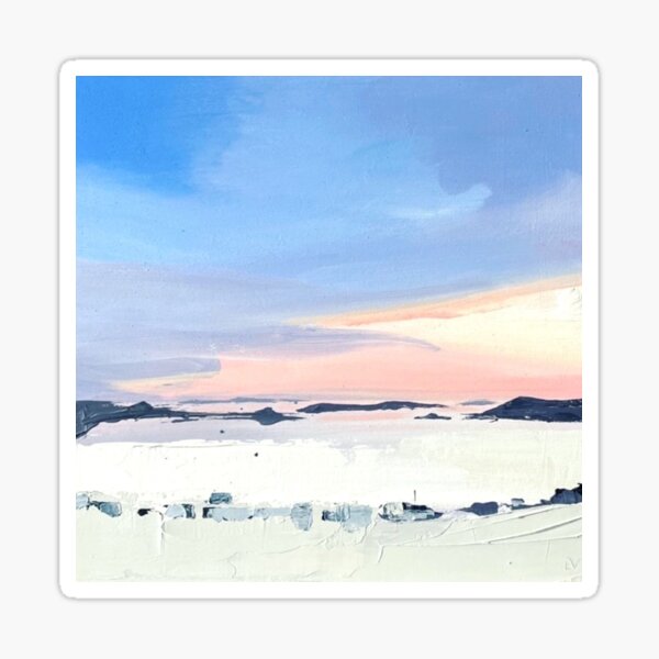 Item preview, SUNSET HARBOUR Cornish contemporary art painting  designed and sold by SeascapesArtist.