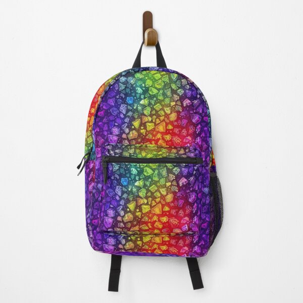 Item preview, Rainbow Gemstone Abstract Print designed and sold by Nitram1990.