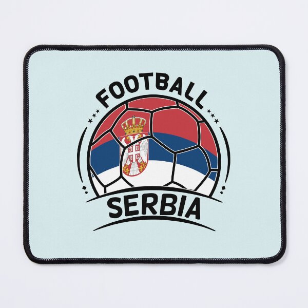 Item preview, Serbia Football Team Serbia Flag inside a Soccer Ball for Football Fans designed and sold by Dexter Freeman.