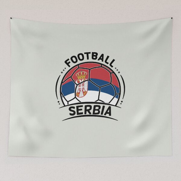 Item preview, Serbia Football Team Serbia Flag inside a Soccer Ball for Football Fans designed and sold by Dexter Freeman.